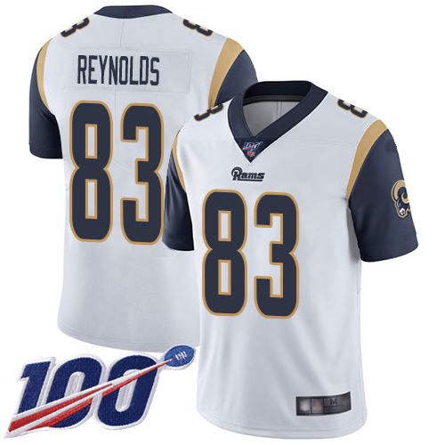 Los Angeles Rams Limited White Men Josh Reynolds Road Jersey NFL Football #83 100th Season Vapor Untouchable